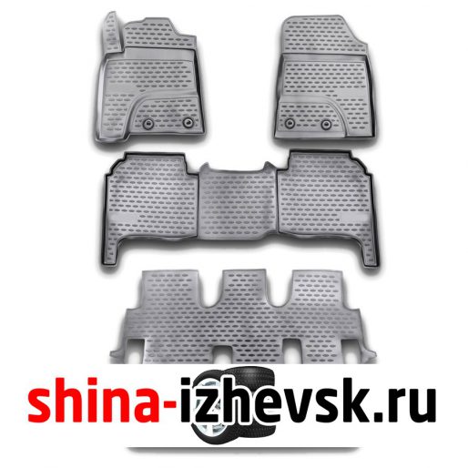 Коврик Коврики в салон Format для Toyota Land Cruiser 200, 2012-2015, 4 шт. (ПУ, повышенная износостойкость) в Ижевске